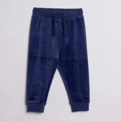 Best Baby Piger Velour Hjerte Logo Træningssæt Blåkopi Træningsdragter Og Sæt