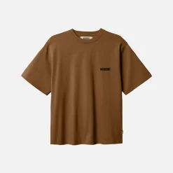 Baine Balance T Shirt Dark Brown Dame Overdele·T-Shirts|T-Shirts, Poloer Og Skjorter·T-Shirts Og Undertrøjer
