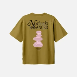 Clearance Baine Balance T Shirt Dark Green Dame Overdele·T-Shirts|T-Shirts, Poloer Og Skjorter·T-Shirts Og Undertrøjer