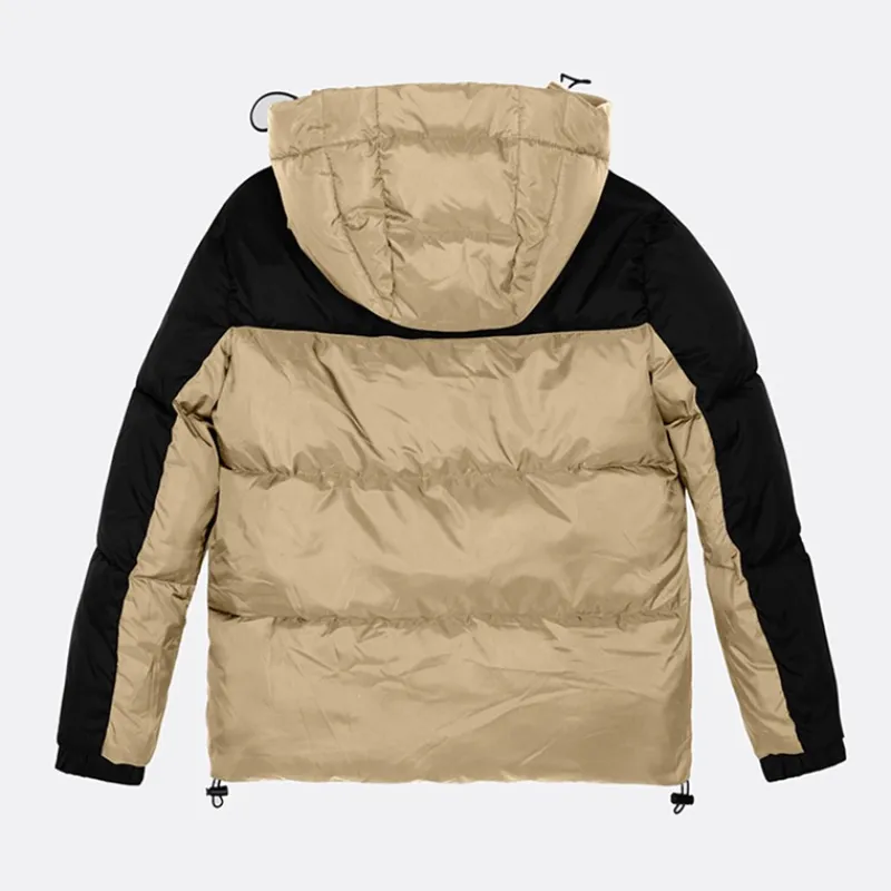 Clearance Børne Hætte Jakke Khaki / Sort Jakker Og Frakker|Jakker Og Frakker