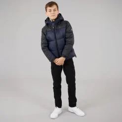 Clearance Børne jakke med hætte Navy/​Sort Jakker Og Frakker|Jakker Og Frakker