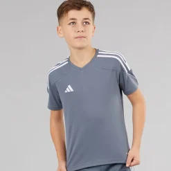 Clearance Børne Junior Tiro 23 League T Shirt Team Onix/​Hvid Tøj|Tøj