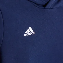 Outlet Børn Entrada 22 Pullover Hoodie Team Navy Blue Tøj|Hættetrøjer Og Sweatshirts