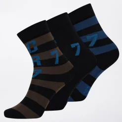 Clearance Børne tre par sokker Multicolour Sokker|Multipakker