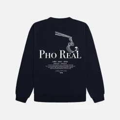 Online Cane Pho Sweatshirt Navy Dame Hættetrøjer Og Sweatshirts·Sweatshirts|Hættetrøjer Og Sweatshirts·Sweatshirts