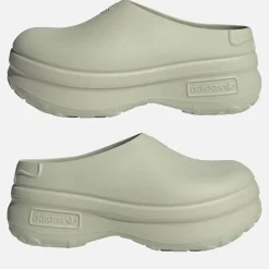 Sale Dame Adifom Stan Mules Halo Green/​Halo Green/​Multicolor Dame Klip-Klapper Og Sandaler|Klip-Klapper Og Sandaler