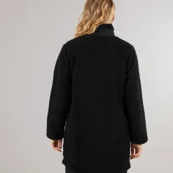 Best Dame Akita Lang Lynlås Fleece Sort Dame Jakker Og Frakker·Fleecetøj|Hættetrøjer Og Sweatshirts·Fleecetøj