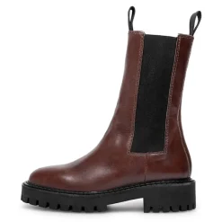 Best Dame Angie Chelsea Støvler Dark Brown Dame Støvler|Støvler