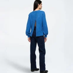 Outlet Dame Asla Sweater 4041 Star Sapphire Dame Trøjer Og Cardigans·Trøjer