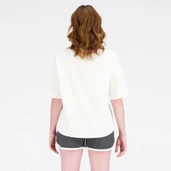 Outlet Dame Atletik Genopfrisket Boxy T-shirt Greige Dame Træning|Overdele