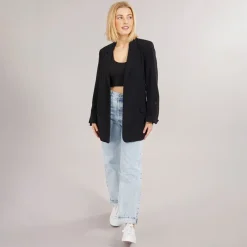 New Dame Blazer Blanca Life 3/​4 Løstsiddende Sort Dame Jakker Og Frakker·Jakker Og Frakker|Jakker Og Frakker·Lette Jakker