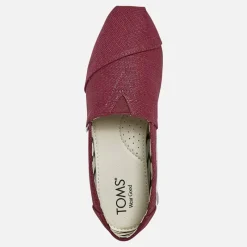 Sale Dame Canvas Alpargata Espadrilles Mørk Blomme Dame Sko|Sko