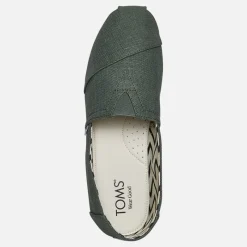 New Dame Canvas Alpargata Espadriller Medium Green Lærredgummisko|Lærredgummisko