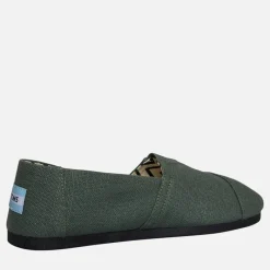 New Dame Canvas Alpargata Espadriller Medium Green Lærredgummisko|Lærredgummisko