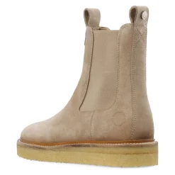 Outlet Dame Casdea Chelsea støvler ruskind Beige Dame Støvler|Støvler