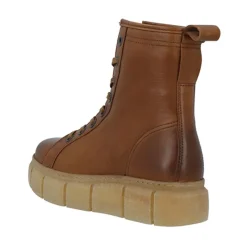 Outlet Dame Casflora Blonde Støvler Læder Cognac Dame Støvler|Støvler