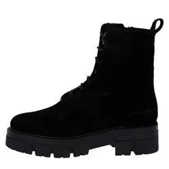 Outlet Dame Casjida Blonder Støvler Black Suede Dame Støvler|Støvler