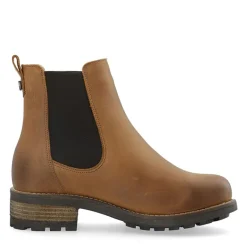 Discount Dame Caskarla Chelsea Støvler Wr Varm Foring Olieret Nubuck Bison Dame Støvler|Støvler