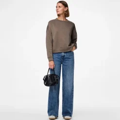 Sale Dame Chili Langærmet Sweater Morel Dame Hættetrøjer Og Sweatshirts·Sweatshirts