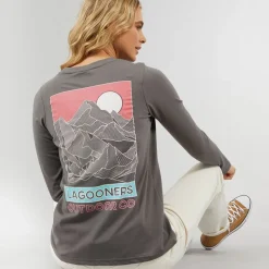 Best Dame Cullen Langærmet T-shirt Koksgrå Dame Overdele·T-Shirts|Overdele·Overdele