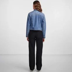 Online Dame denim jakke Medium Blue Denim Dame Jakker Og Frakker·Jakker Og Frakker|Jakker Og Frakker·Lette Jakker