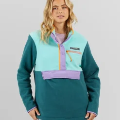 Best Dame Dove Salg OTH Borg Jakke Multi Dame Jakker Og Frakker·Fleecetøj|Hættetrøjer Og Sweatshirts·Fleecetøj