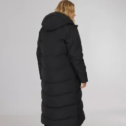 Dame Elli Maxi Længde Vandtæt Jakke Sort Dame Jakker Og Frakker·Jakker Og Frakker