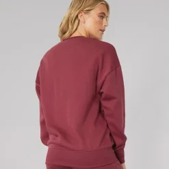 Dame Ercie Sweatshirt Burgundy Dame Hættetrøjer Og Sweatshirts·Sweatshirts