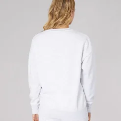 Outlet Dame Ercie Sweatshirt Isgrå Melering Dame Hættetrøjer Og Sweatshirts·Sweatshirts