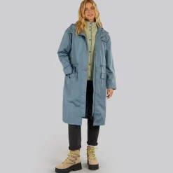 Hot Dame Eskdale 2-I-1 Jakke Marineblå /​ Grøn Dame Jakker Og Frakker·Jakker Og Frakker|Jakker Og Frakker·Lette Jakker
