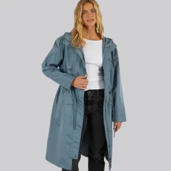 Hot Dame Eskdale 2-I-1 Jakke Marineblå /​ Grøn Dame Jakker Og Frakker·Jakker Og Frakker|Jakker Og Frakker·Lette Jakker