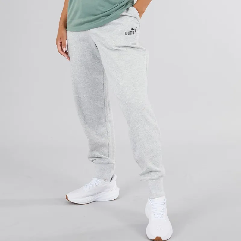 Online Dame Essentials Logo Joggers Lys Gråmeleret Dame Sport Træningsbukser|Træning