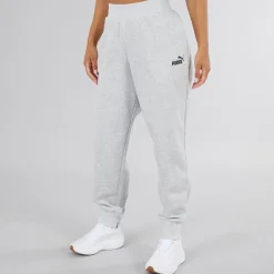 Online Dame Essentials Logo Joggers Lys Gråmeleret Dame Sport Træningsbukser|Træning