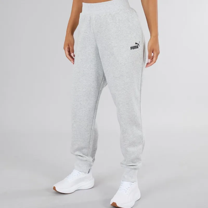 Online Dame Essentials Logo Joggers Lys Gråmeleret Dame Sport Træningsbukser|Træning