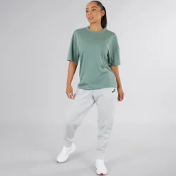 Online Dame Essentials Logo Joggers Lys Gråmeleret Dame Sport Træningsbukser|Træning