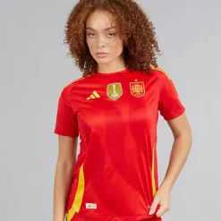 Clearance Dame FEF Spanien Dame 24/​25 Autentisk Hjemme Trøje Better Scarlet Dame Træning|Overdele