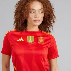 Clearance Dame FEF Spanien Dame 24/25 Autentisk Hjemme Trøje Better Scarlet Dame Træning|Overdele