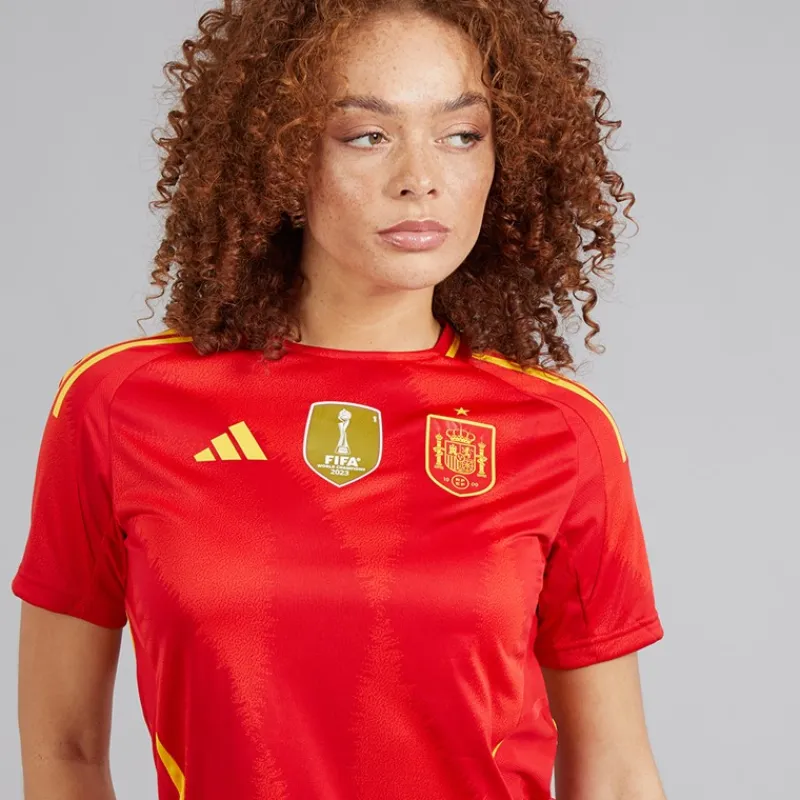 Clearance Dame FEF Spanien Dame 24/25 Autentisk Hjemme Trøje Better Scarlet Dame Træning|Overdele