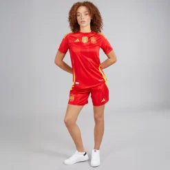 Clearance Dame FEF Spanien Dame 24/25 Autentisk Hjemme Trøje Better Scarlet Dame Træning|Overdele