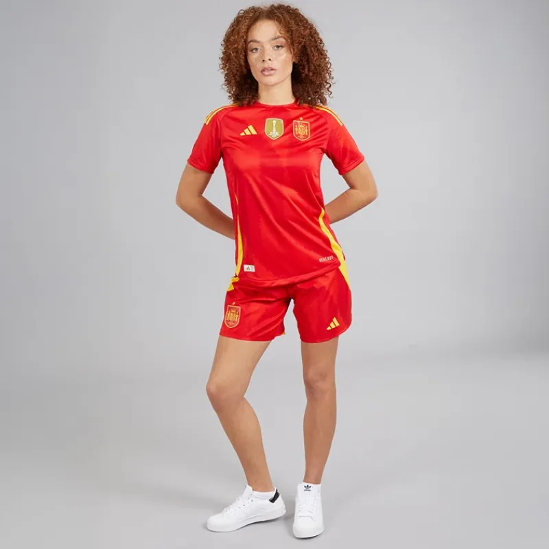 Clearance Dame FEF Spanien Dame 24/25 Autentisk Hjemme Trøje Better Scarlet Dame Træning|Overdele