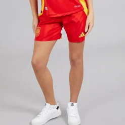 Online Dame FEF Spanien Dame 24/​25 Autentiske Hjemme Shorts Better Scarlet Dame Træning|Shorts·Alt Shorts