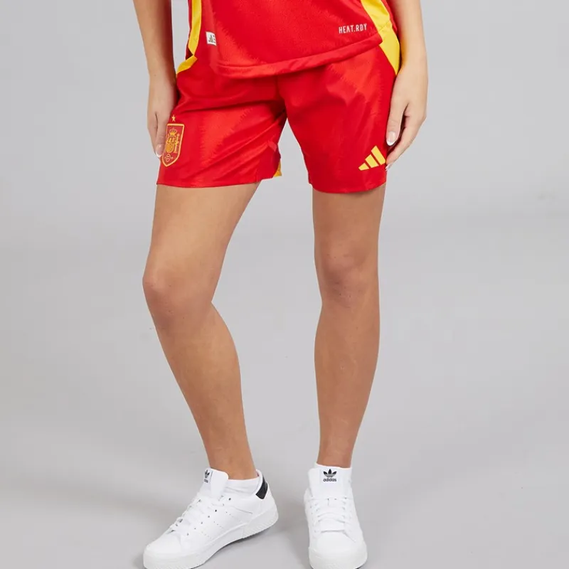 Online Dame FEF Spanien Dame 24/25 Autentiske Hjemme Shorts Better Scarlet Dame Træning|Shorts·Alt Shorts