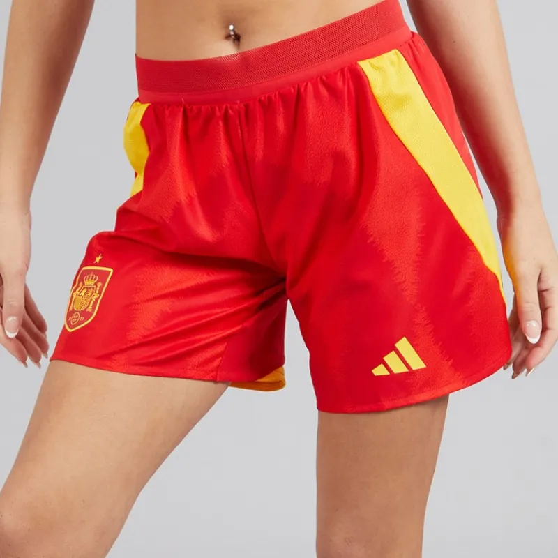 Online Dame FEF Spanien Dame 24/25 Autentiske Hjemme Shorts Better Scarlet Dame Træning|Shorts·Alt Shorts