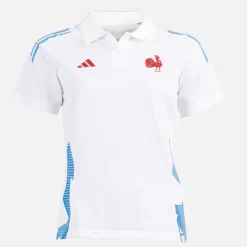 Discount Dame FFR Frankrig Rugby Trænings Polo Hvid Dame Træning|Overdele