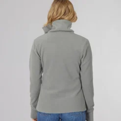 Sale Dame Funnel Microfleece Track Top Grafit Grå Dame Jakker Og Frakker·Fleecetøj|Hættetrøjer Og Sweatshirts·Fleecetøj