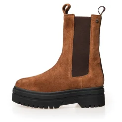 Clearance Dame Gående Ruskind København Støvler 0241 Cognac Dame Støvler|Støvler
