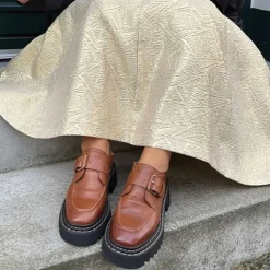Dame Go Free Loafers 0241 Cognac Dame Sko|Sko