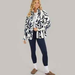 Dame Gorla Borg Fleece Vinter /​Navy Hvirvel Dame Jakker Og Frakker·Fleecetøj|Hættetrøjer Og Sweatshirts·Fleecetøj