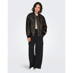 Sale Dame Halli Oversized Bomberjakke Sort Dame Jakker Og Frakker·Jakker Og Frakker