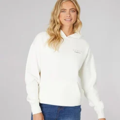 Clearance Dame Harmy Hættetrøje Vinter Hvid Dame Hættetrøjer Og Sweatshirts·Hættetrøjer